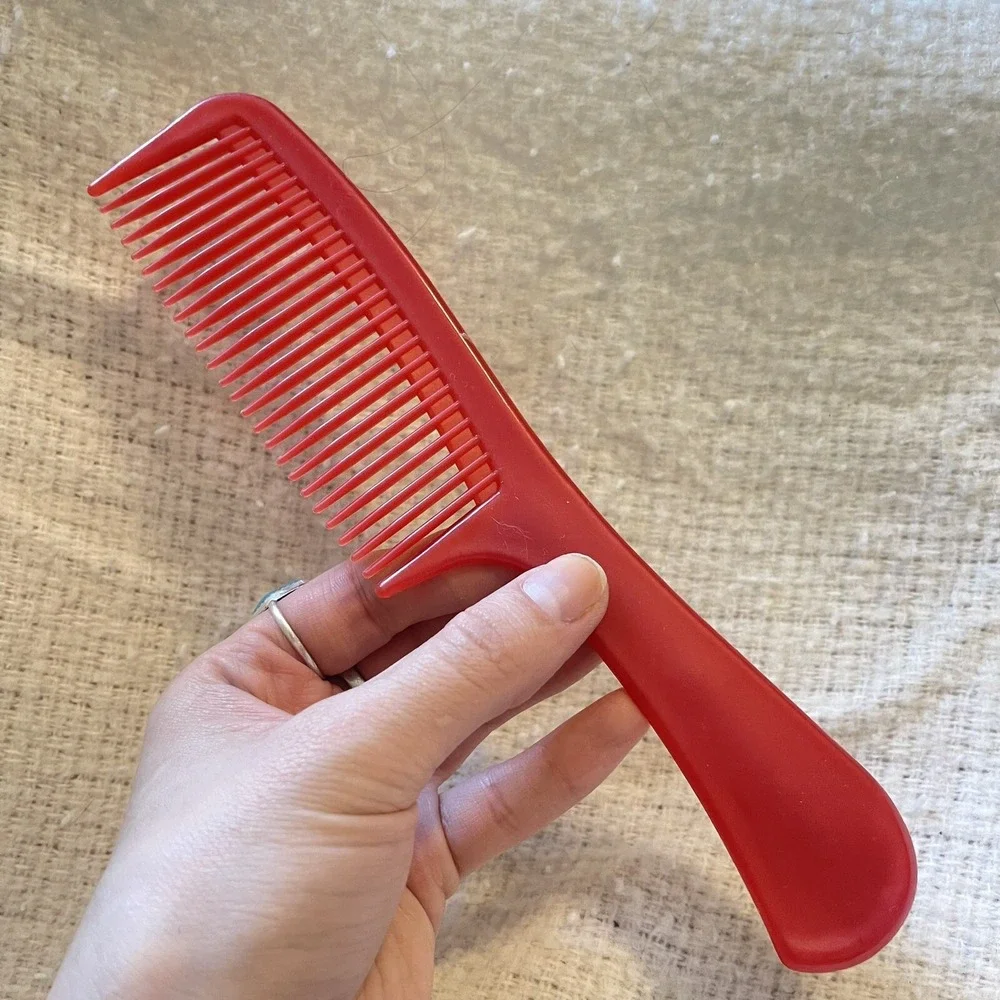 Pocket Purse‎ Vintage UNBREAKABLE Used Comb Pink Plastic 80s 90s USA
